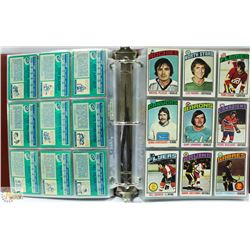 1976-77 O PEE CHEE HOCKEY NEAR COMPLETE SET 394/39