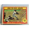 Image 1 : 1961 TOPPS MICKEY MANTLE WORLD SERIES CARD