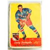 Image 1 : 1958-59 TOPPS HOCKEY ANDY BATHGATE CARD