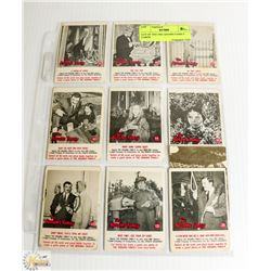 LOT OF TEN 1964 ADAMS FAMILY CARDS