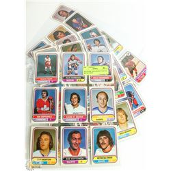 1975-76 OPC WHA HOCKEY PARTIAL SET 38 CARDS