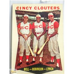 1960 TOPPS JACKIE ROBINSON BASEBALL CARD