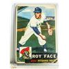 Image 1 : 1953 TOPPS ROY FACE BASEBALL CARD