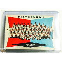1960 TOPPS PITTSBURGH PIRATES TEAM CARD