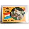 Image 1 : 1960 TOPPS JIM KAAT ROOKIE CARD