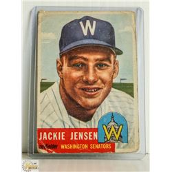 1953 TOPPS BASEBALL JACKIE JENSEN