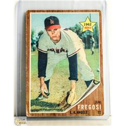 1962 TOPPS JIM FREGOSI ROOKIE CARD