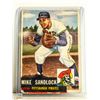 Image 1 : 1953 TOPPS MIKE SANDLOCK BASEBALL CARD