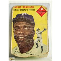 1954 TOPPS JACKIE ROBINSON BASEBALL CARD HOF