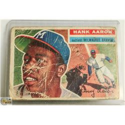 1956 TOPPS HANK AARON BASEBALL CARD