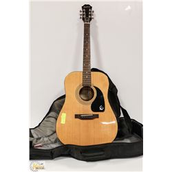 VINTAGE EPIPHONE ACOUSTIC GUITAR WITH CASE