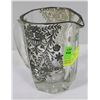 Image 1 : SILVER OVERLAY PITCHER 1930’S TO 1940’S ERA