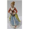 Image 1 : HARP PLAYER PORCELAIN FIGURINE