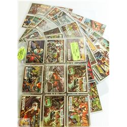 1962 TOPPS CIVIL WAR NEWS PARTIAL SET 66 CARDS