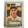 Image 1 : 1952 TOPPS FRANK CROSETTI BASEBALL CARD