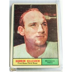 1961 TOPPS BASEBALL HARMON KILLEBREW CARD