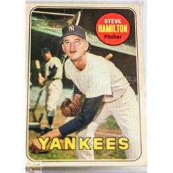 1969 TOPPS STEVE HAMILTON BASEBALL CARD