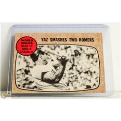 1968 TOPPS CARL YASTRZEMSKI BASEBALL CARD