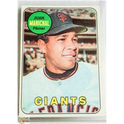 1969 TOPPS JUAN MARICHAL BASEBALL CARD