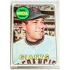 Image 1 : 1969 TOPPS JUAN MARICHAL BASEBALL CARD