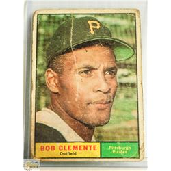 1961 TOPPS ROBERTO CLEMENTE BASEBALL CARD