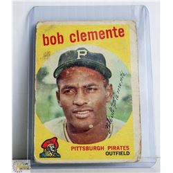 1959 TOPPS BASEBALL ROBERTO CLEMENTE CARD