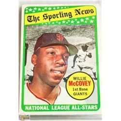 1969 TOPPS WILLIE MCCOVEY BASEBALL CARD