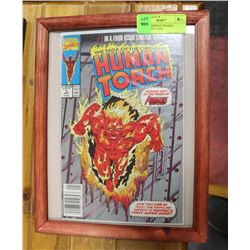 HUMAN TORCH #1 FRAMED COLLECTOR COMIC