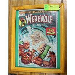 WEREWOLF BY NIGHT #22 FRAMED COLLECTOR COMIC