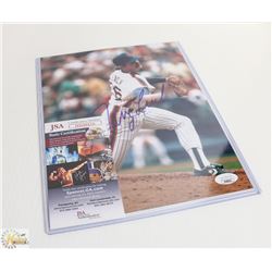 TERRY LEACH SIGNED 8 X 10 PHOTO (JSA COA)