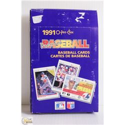 O-PEE-CHEE BASEBALL CARDS BOX OF 1991 O-PEE-CHEE
