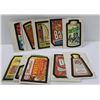 Image 1 : 1980 WACKY CHEW GUM TOPPS STICKER CARDS X33