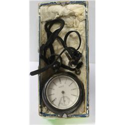 ANTIQUE WALTHAM 1891-92 11 JEWELS 194 GRAMS SILVER