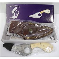 NEW BONE COLLECTOR 440 STAINLESS STEEL 7" 2 TONE