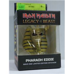IRON MAIDEN KEY CHAIN PHARAOH EDDIE FIGURE