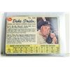 Image 1 : 1962 POST DUKE SNIDER HOF BASEBALL CARD
