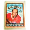 Image 1 : 1966-67 JACQUES LAPERRIERE ALL STAR CARD