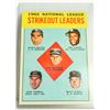 Image 1 : 1963 TOPPS BASEBALL SANDY KOUFAX STRIKEOUT LEADER