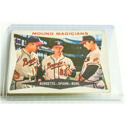 1960 TOPPS WARREN SPAHN BASEBALL CARD