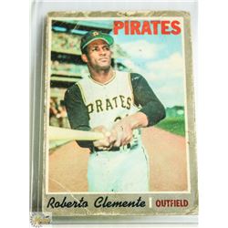 1970 TOPPS ROBERTO CLEMENTE BASEBALL CARD