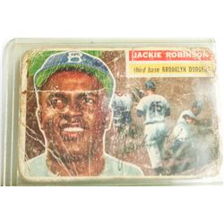 1956 TOPPS JACKIE ROBINSON BASEBALL CARD