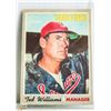 Image 1 : 1970 TOPPS TED WILLIAMS BASEBALL CARD HOF