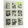 Image 1 : LOT OF TEN 1966 ROGER MOORE THE SAINT CARDS