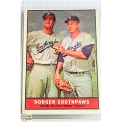 1961 TOPPS SANDY KOUFAX SOUTHPAW CARD