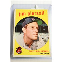 1961 TOPPS JIM PIERSALL BASEBALL CARD