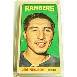 1964 TOPPS TALL BOY HOCKEY JIM NEILSON CARD