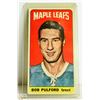 Image 1 : 1964 TOPPS TALL BOY HOCKEY BOB PULFORD CARD
