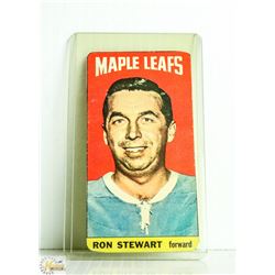 1964 TOPPS TALL BOY HOCKEY RON STEWART CARD