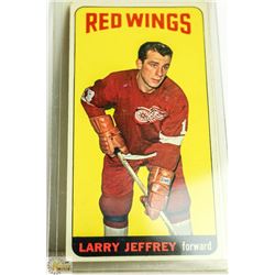 1964 TOPPS TALL BOY HOCKEY LARRY JEFFREY CARD