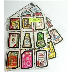 LOT OF 33 VINTAGE WACKY PACKAGES